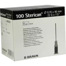 STERICAN CANNULAS 22 GX1 1/2 0,7x40 mm, 100 ks