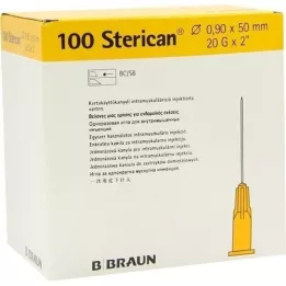 STERICAN Kanyly 20 Gx2 0,9x50 mm, 100 ks