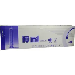 Stříkačky 10 ml Luer, 2 díly, 100 kusů