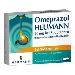 OMEPRAZOL Heumann 20 mg b.Sodbr.tvrdé tobolky odolné vůči žaludeční kyselině, 7 ks