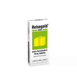 REISEGOLD Tablety proti cestovní nevolnosti, 10 ks