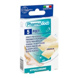 Blistrová náplast 3,8x7 cm hydrokoloidní (5 kusů)