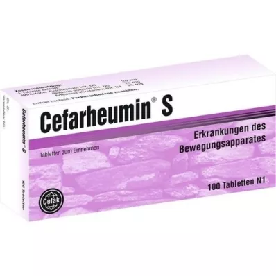 CEFARHEUMIN S tablety, 100 ks CEFARHEUMIN S tablety, 100 ks