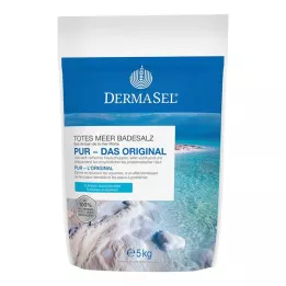 DERMASEL Koupelová sůl z Mrtvého moře čistá, 5 kg