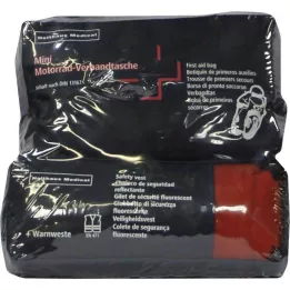 VERBANDTASCHE Motocykl mini DIN 13167+VAROVÁNÍ VEST, 1 ks