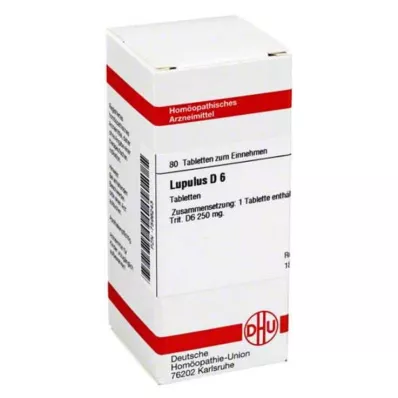 LUPULUS D 6 tablet, 80 ks