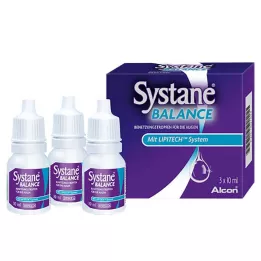 SYSTANE BALANCE Zvlhčující oční kapky, 3X10 ml