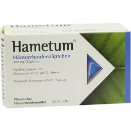 HAMETUM hemoroidní doplňky, 25 ks