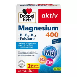 DOPPELHERZ Hořčík 400 mg tablety, 60 ks