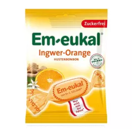 EM-EUKAL Zázvorový pomeranč Candy bez cukru, 75 g