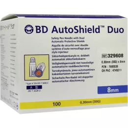 BD AUTOSHIELD Duo Safety Pen Needles 8 mm, 100 ks