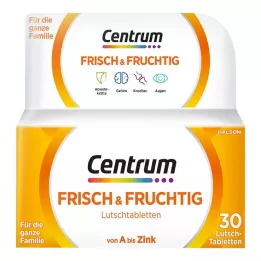 CENTRUM čerstvé &amp; ovocné pastilky, 30 ks