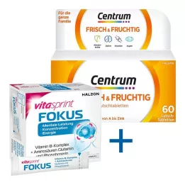 CENTRUM čerstvé &amp; ovocné pastilky, 60 ks