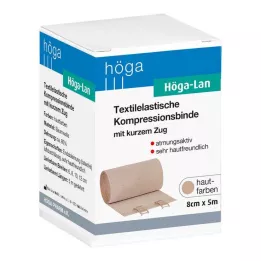 HÖGA-LAN krátký natahovací obvaz 8 cmx5 m, 1 ks