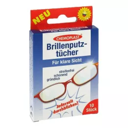 Utěrky na čištění brýlí, 10 ks