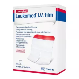 LEUKOMED I.V. sádra 7x9 cm, 50 ks