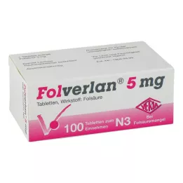 FOLVERLAN 5 mg tablety, 100 ks
