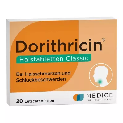 DORITHRICIN Pastilky do krku Classic, 20 ks