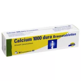 CALCIUM 1000 dura šumivých tablet, 20 ks