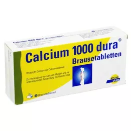 CALCIUM 1000 dura šumivých tablet, 40 ks