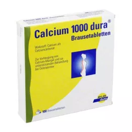 CALCIUM 1000 dura šumivých tablet, 100 ks