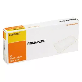 PRIMAPORE Obvaz na rány 10x25 cm sterilní, 20 ks