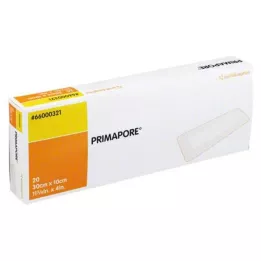 PRIMAPORE Obvaz na rány 10x30 cm sterilní, 20 ks