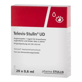 TELEVIS Stulln UD Oční kapky, 20X0,6 ml