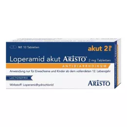 LOPERAMID akut Aristo 2 mg tablety, 10 ks
