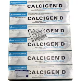 CALCIGEN D 600 mg/400 I.E. šumivé tablety, 120 ks