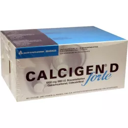 CALCIGEN D forte 1000 mg/880 I.E. šumivé tablety, 120 ks