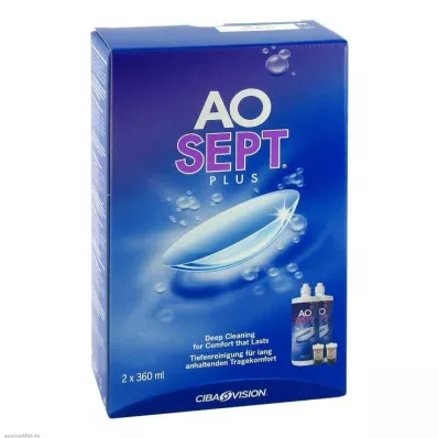 AOSEPT plus řešení, 2x360 ml