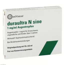 DURAULTRA N sinusové oční kapky, 10X0,6 ml