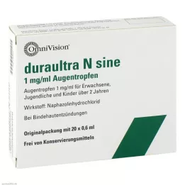 DURAULTRA N sinusové oční kapky, 20X0,6 ml