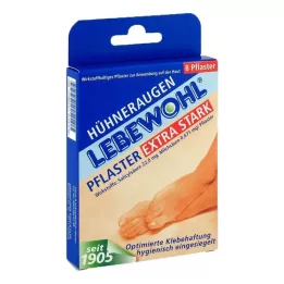 LEBEWOHL Kukuřičná omítka extra silná, 8 kusů