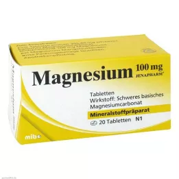 MAGNESIUM 100 mg tablety Jenapharm, 20 ks