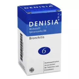 DENISIA 6 tablet pro onemocnění dýchacích cest, 80 ks
