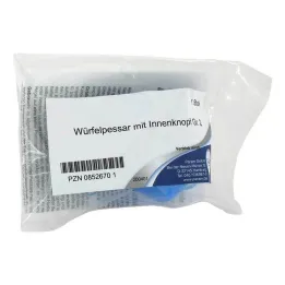 Arabínový kostkový pesar s vnitřním knoflíkem vel. 2, 1 kus