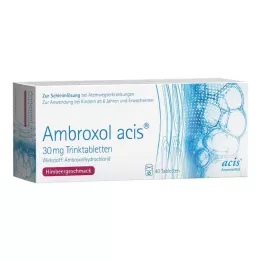 AMBROXOL acis 30 mg perorální tablety, 40 ks