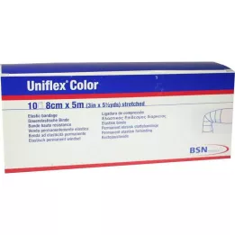 UNIFLEX Univerzální obvazy 8 cmx5 m modré, 10 ks