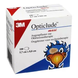 OPTICLUDE 3M maxi 5,7x8 cm 1539/100, 100 ks