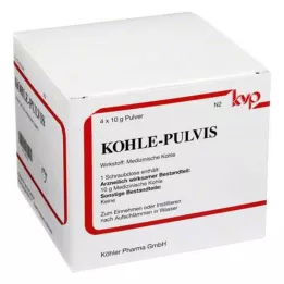 KOHLE pulvis prášek, 4x10 g