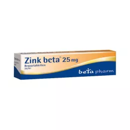 ZINK BETA 25 šumivých tablet, 20 ks