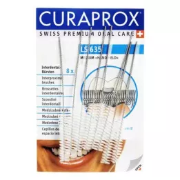 CURAPROX LS 635 Mezizubní kartáček střední, 8 ks