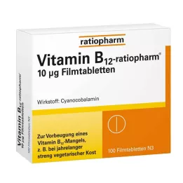 VITAMIN B12-RATIOPHARM 10 μg potahované tablety, 100 ks