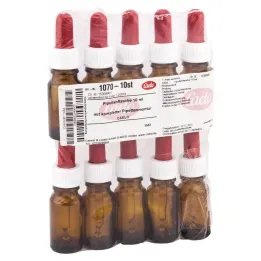 Pipetovací lahvička 10 ml s kompletní sestavou pipety, 10 kusů