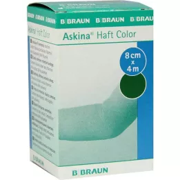 ASKINA lepicí obvaz barva 8 cmx4 m zelená, 1 ks