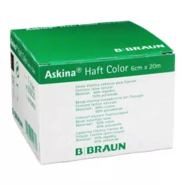 ASKINA lepicí obvaz barva 6 cmx20 m zelená, 1 ks