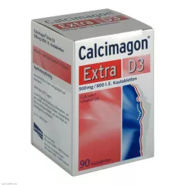 CALCIMAGON Extra D3 žvýkací tablety, 90 ks