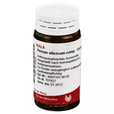 FERRUM SILICICUM složka Globuli, 20 g